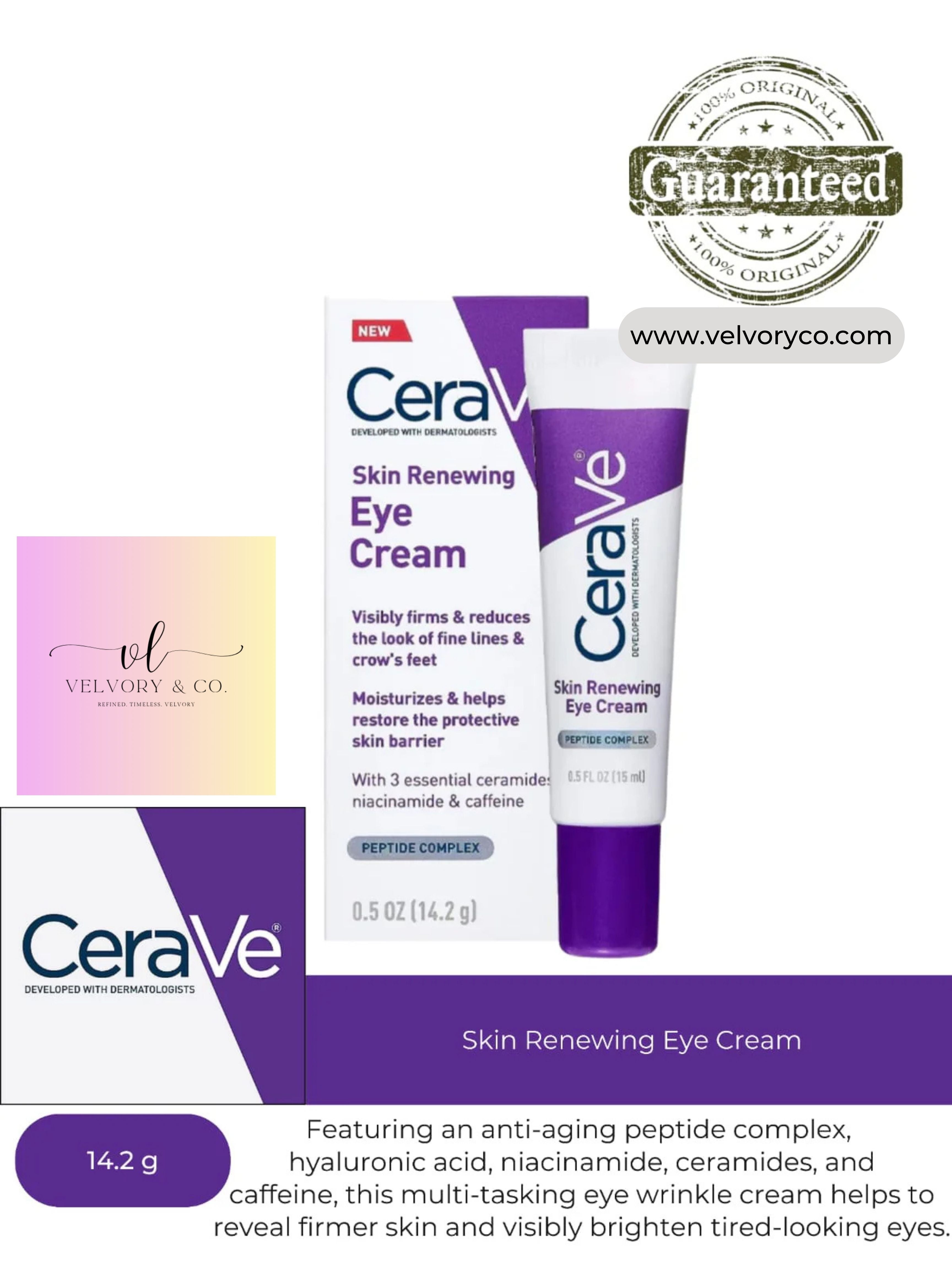 CeraVe- Skin Renewing Eye Cream 14.2g