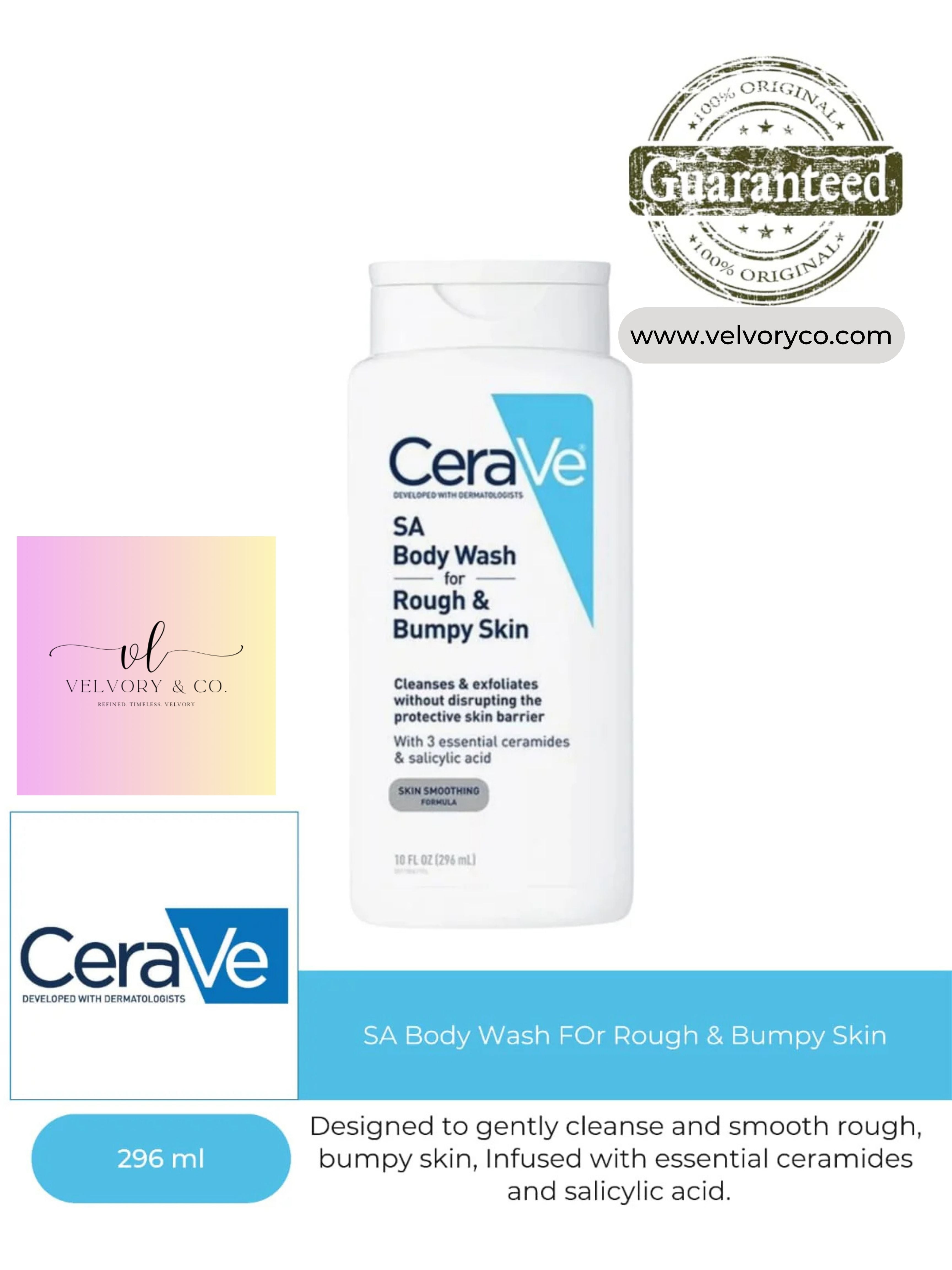 SA Body Wash For Rough & Bumpy Skin – 296ml