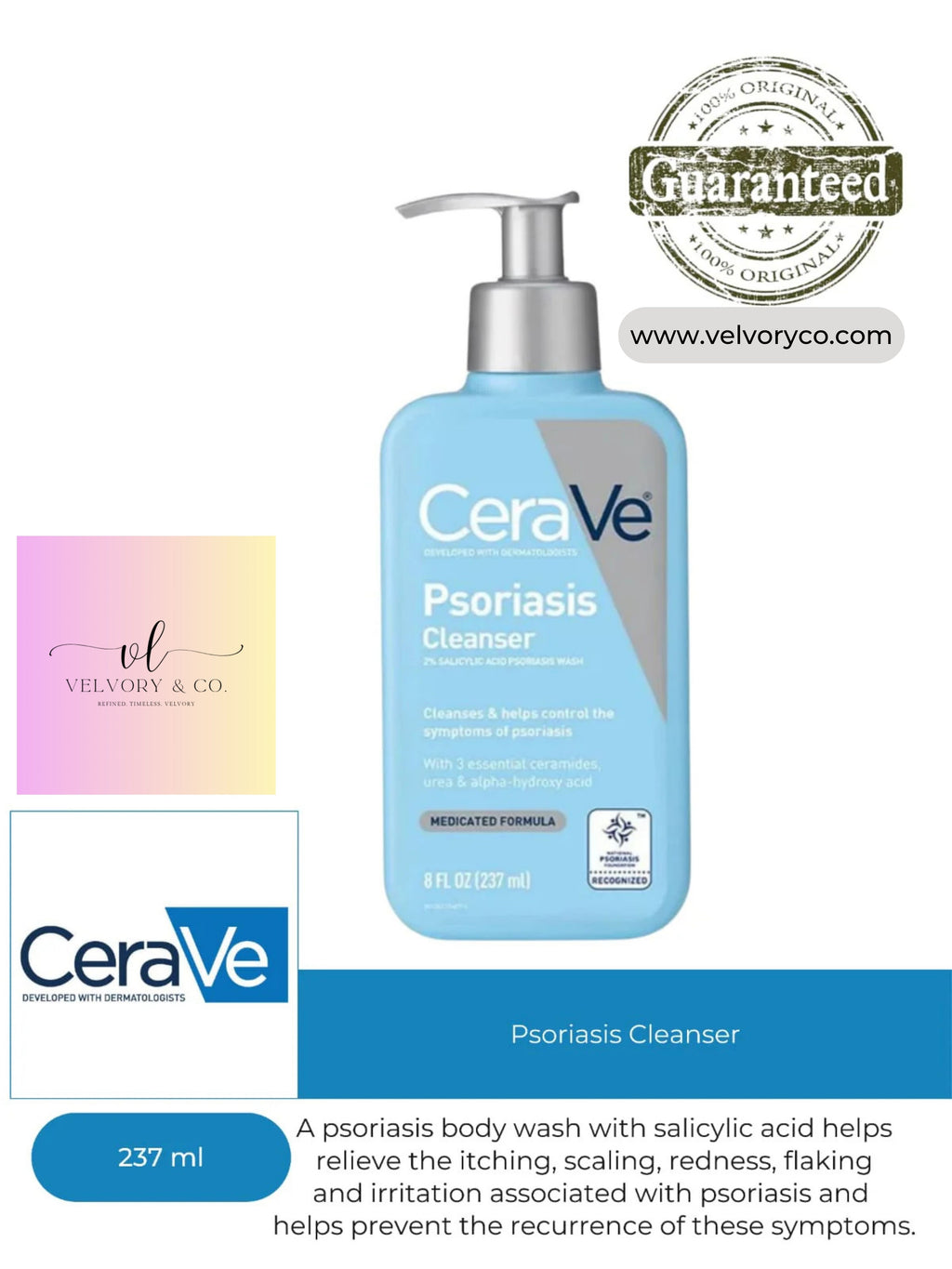 CeraVe- Psoriasis Cleanser 237ml