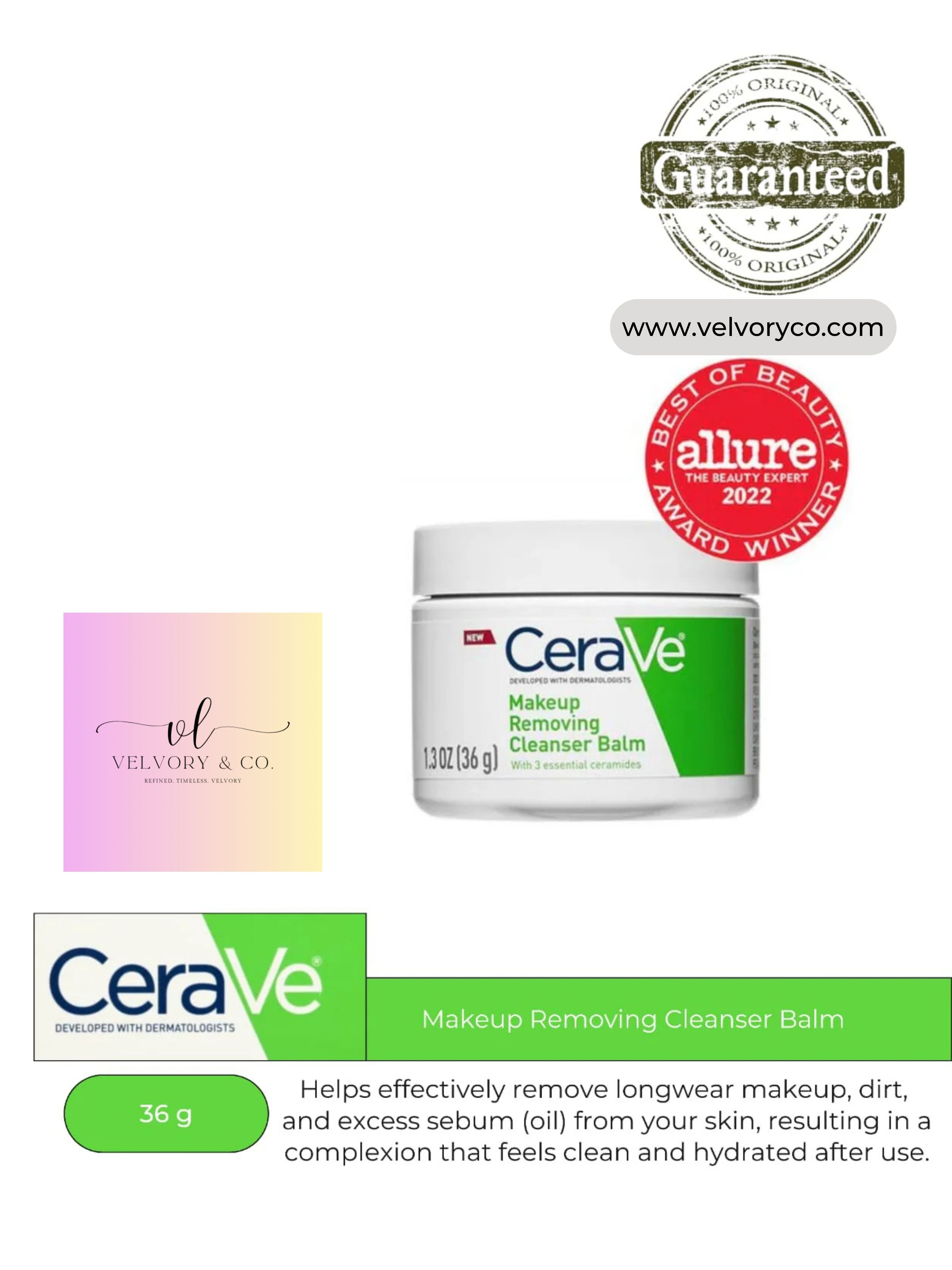 CeraVe - Makeup Removing Cleanser Balm