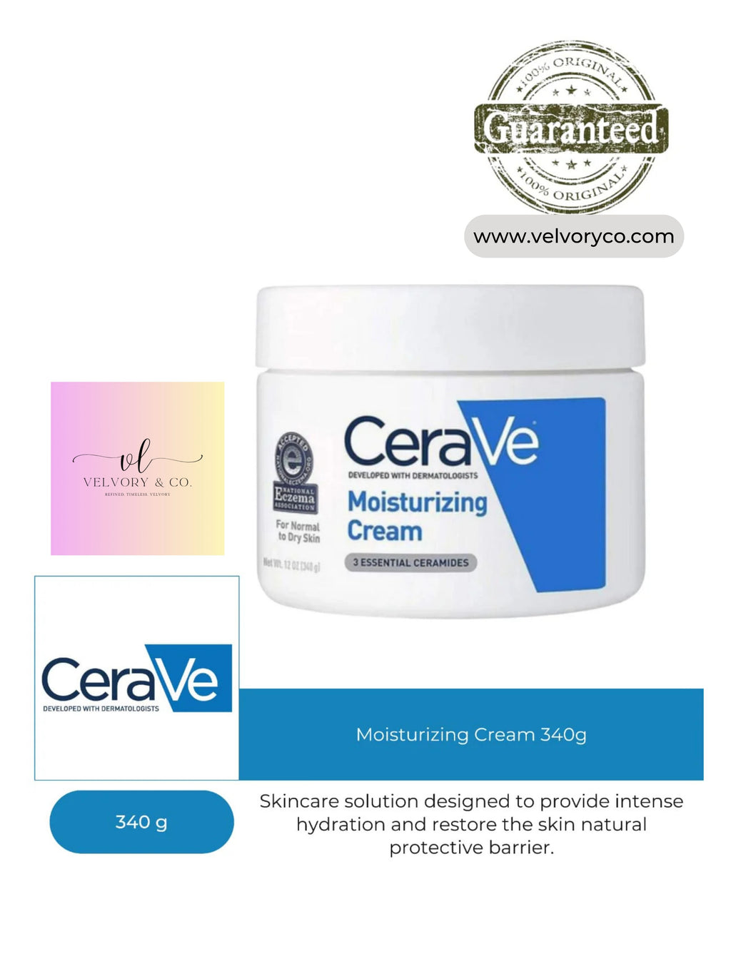 CeraVe Moisturizing Cream 340g