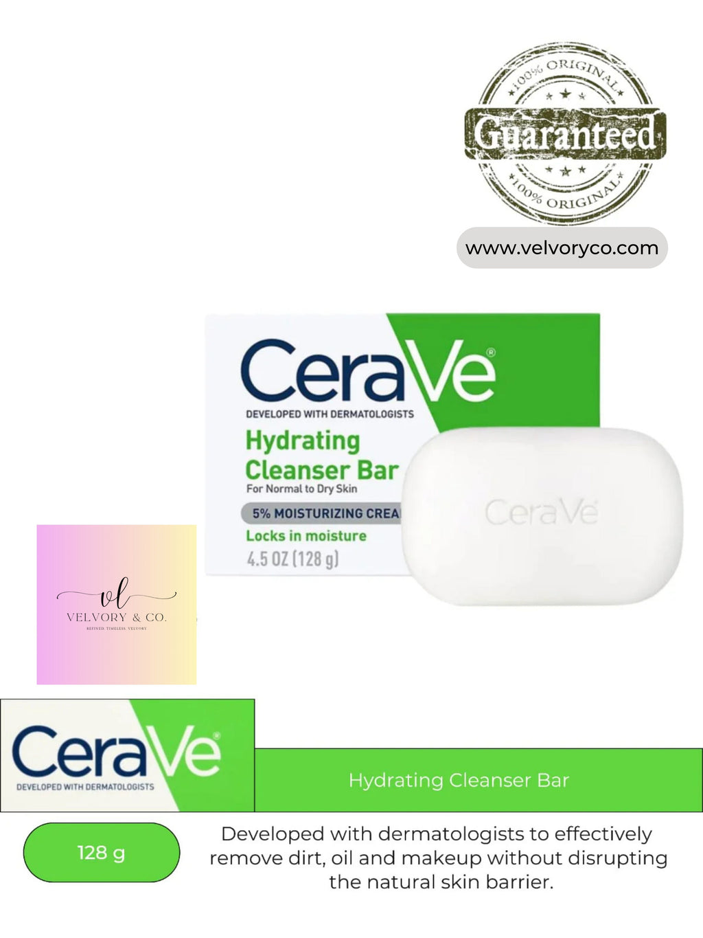 CeraVe- Hydrating Cleanser Bar