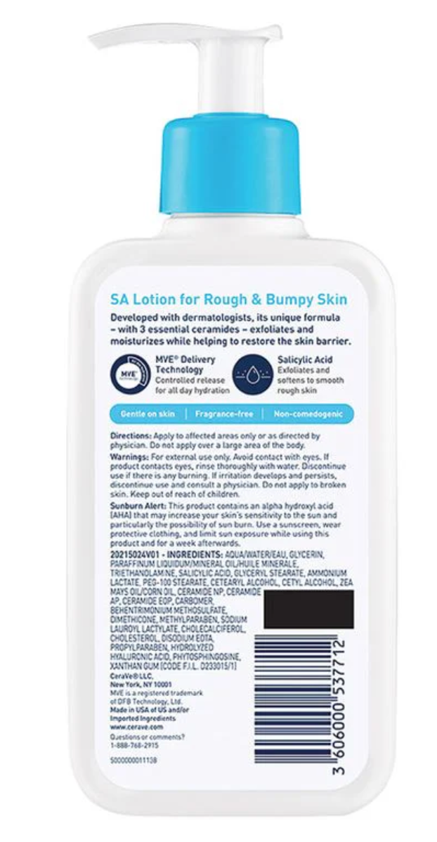 CeraVe- SA Lotion for Rough & Bumpy Skin 237ml