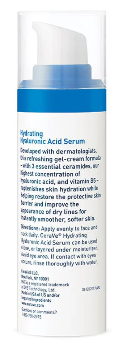 CeraVe- Hydrating Hyaluronic Acid Serum 30ml USA