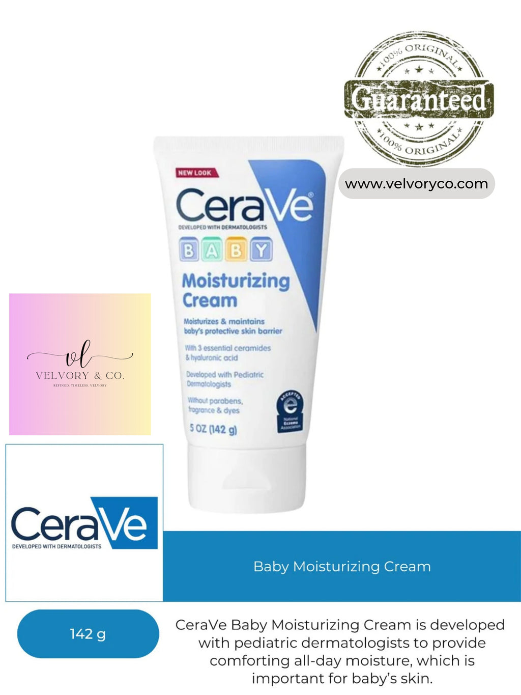 Cerave - Baby Moisturizing cream 142g