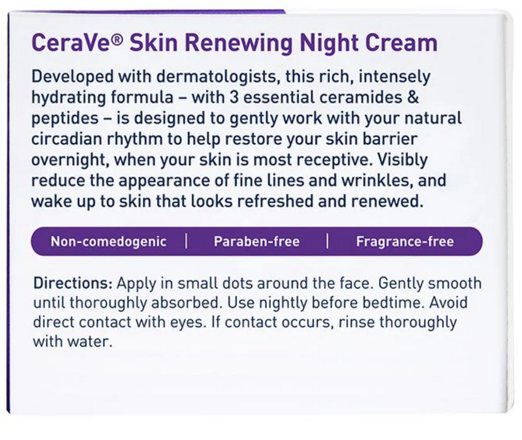 CeraVe- Skin Renewing Night Cream 48g