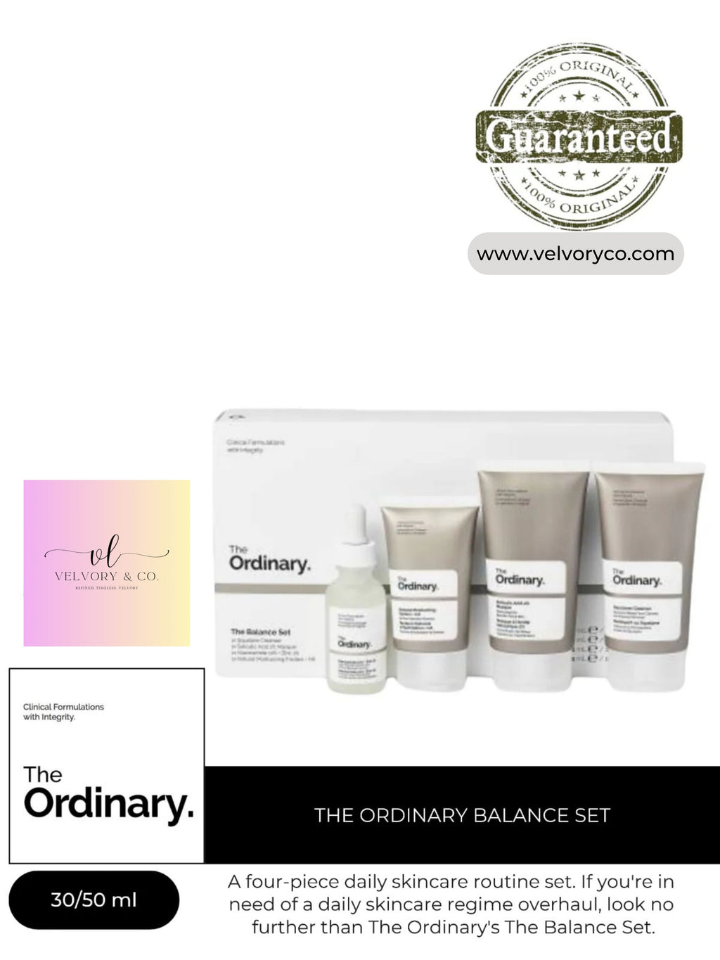 THE ORDINARY BALANCE SET