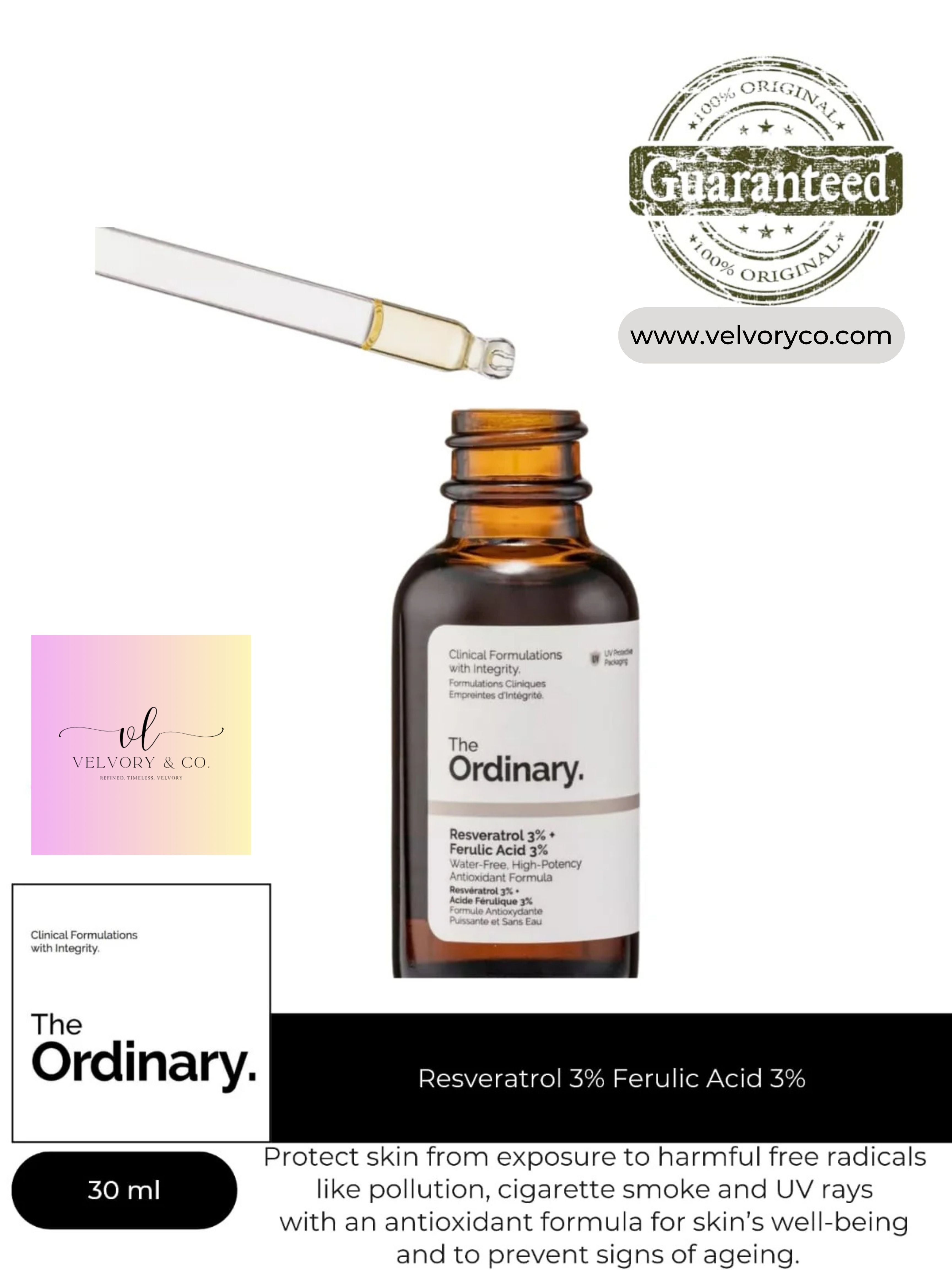 The Ordinary - Resveratrol 3% Ferulic Acid 3% - 30ml