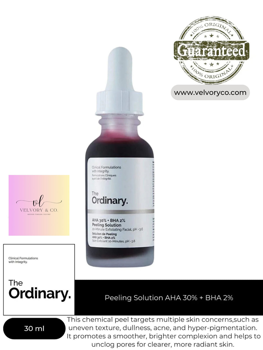The Ordinary Peeling Solution AHA 30% + BHA 2%