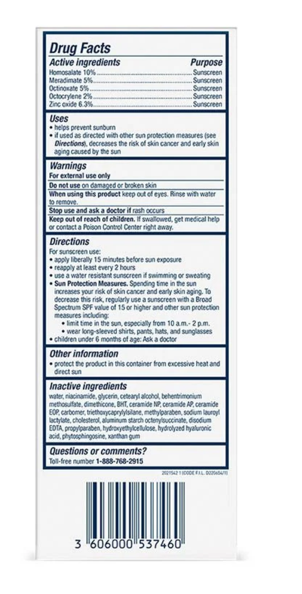 CeraVe- AM Facial Moisturising Lotion SPF 30 89ml