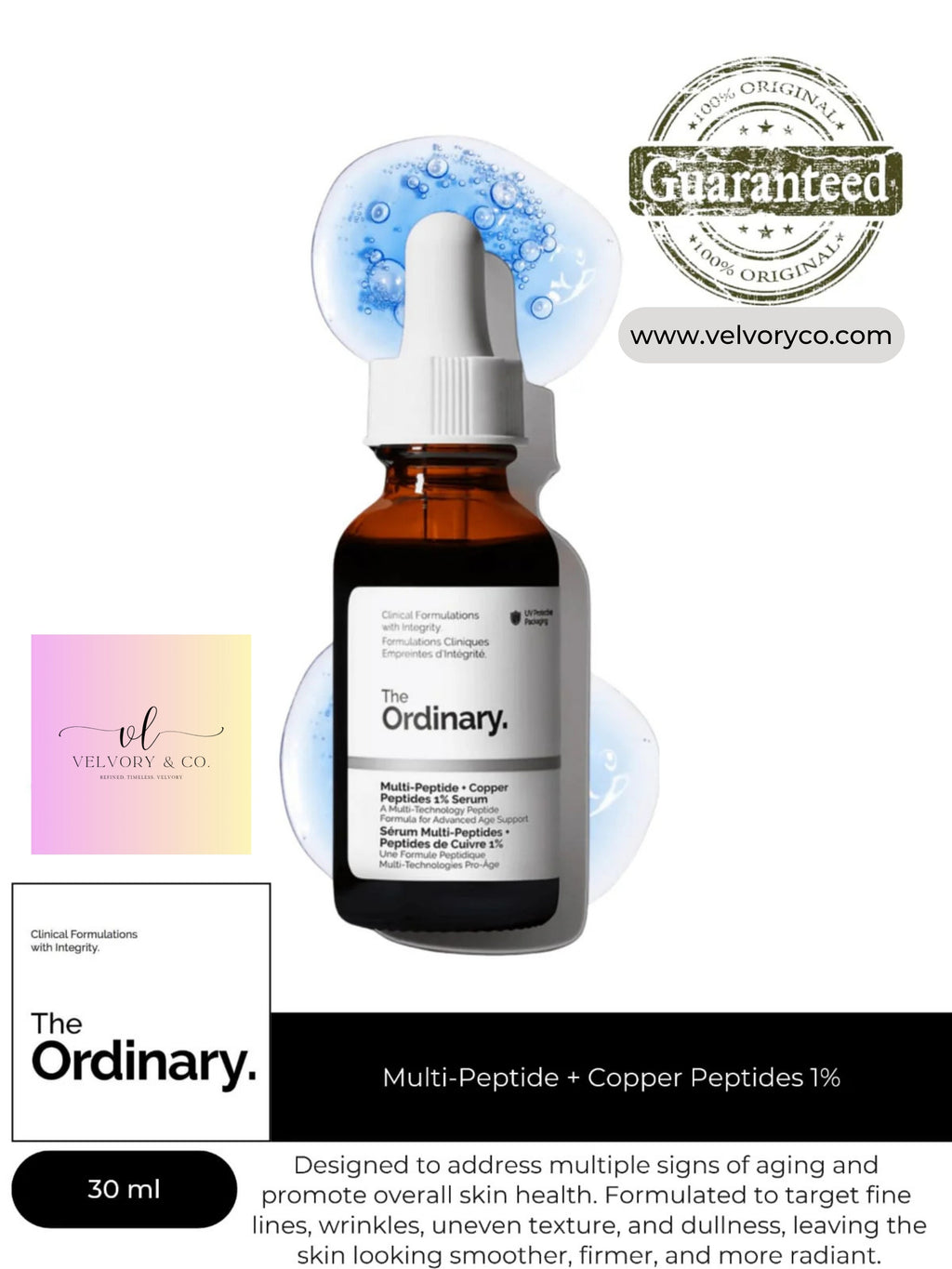 The Ordinary Multi-Peptide + Copper Peptides 1% 30ML