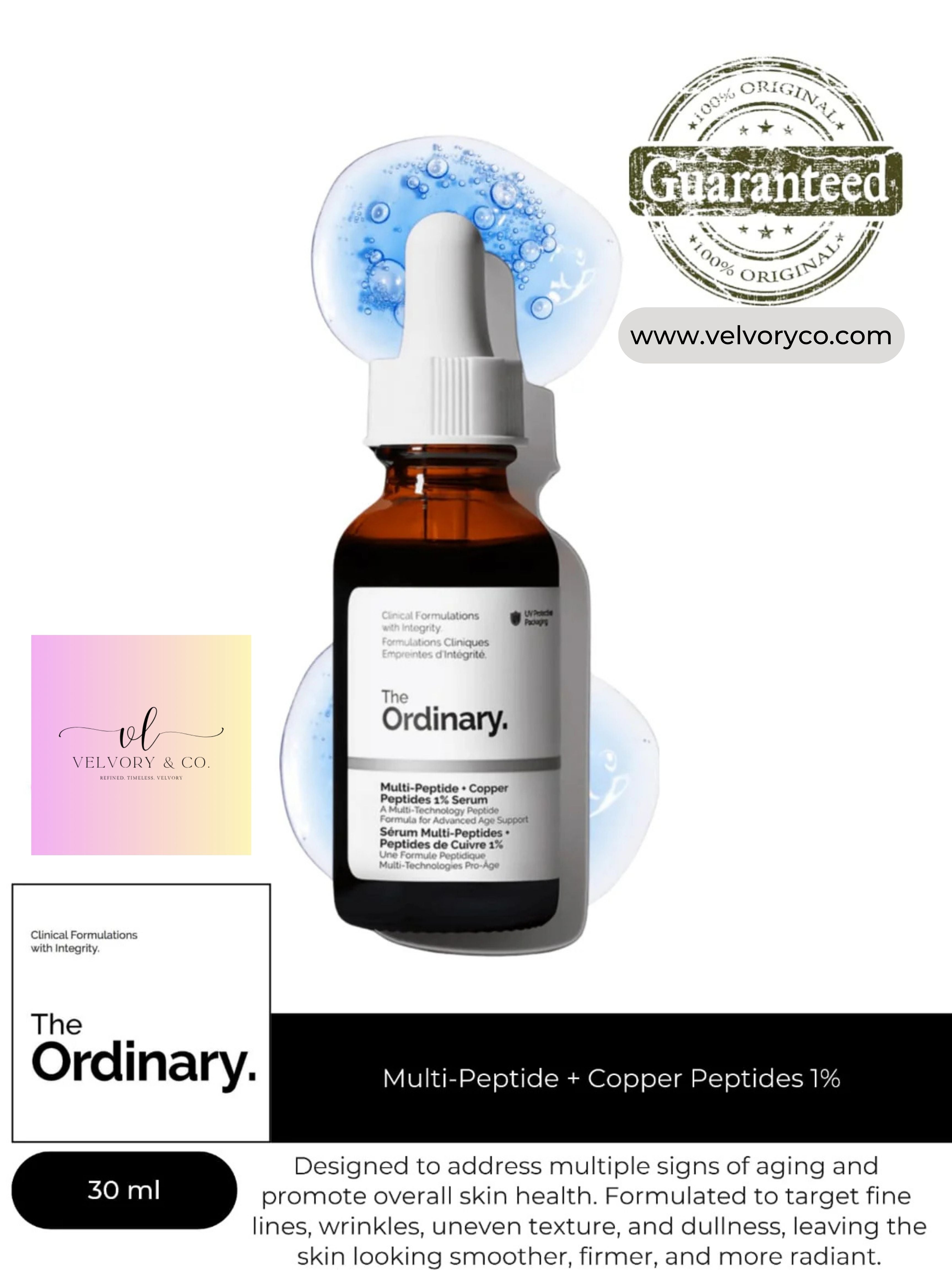 The Ordinary Multi-Peptide + Copper Peptides 1% 30ML
