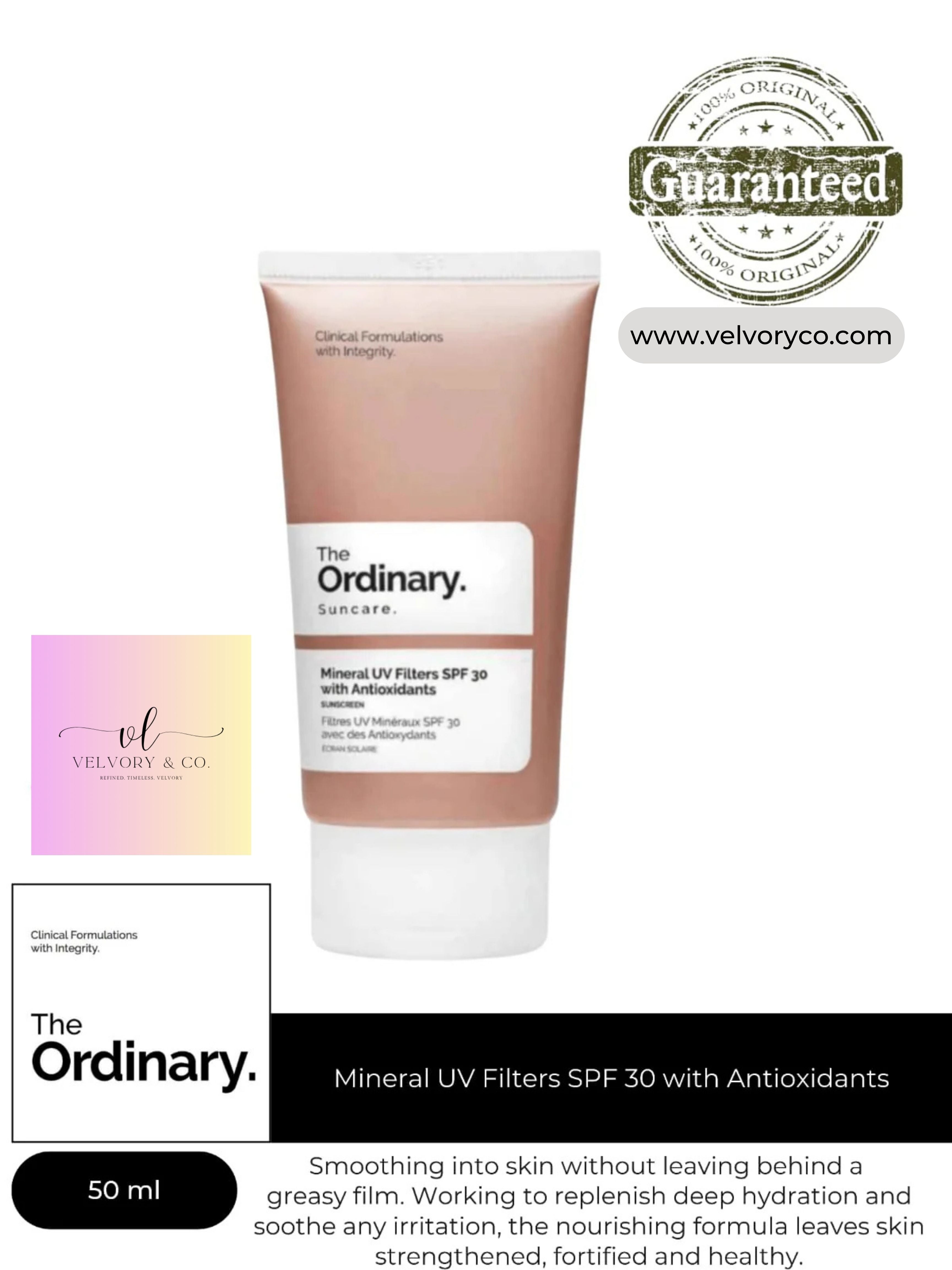 Ordinary Mineral UV Filters SPF 30 with Antioxidants