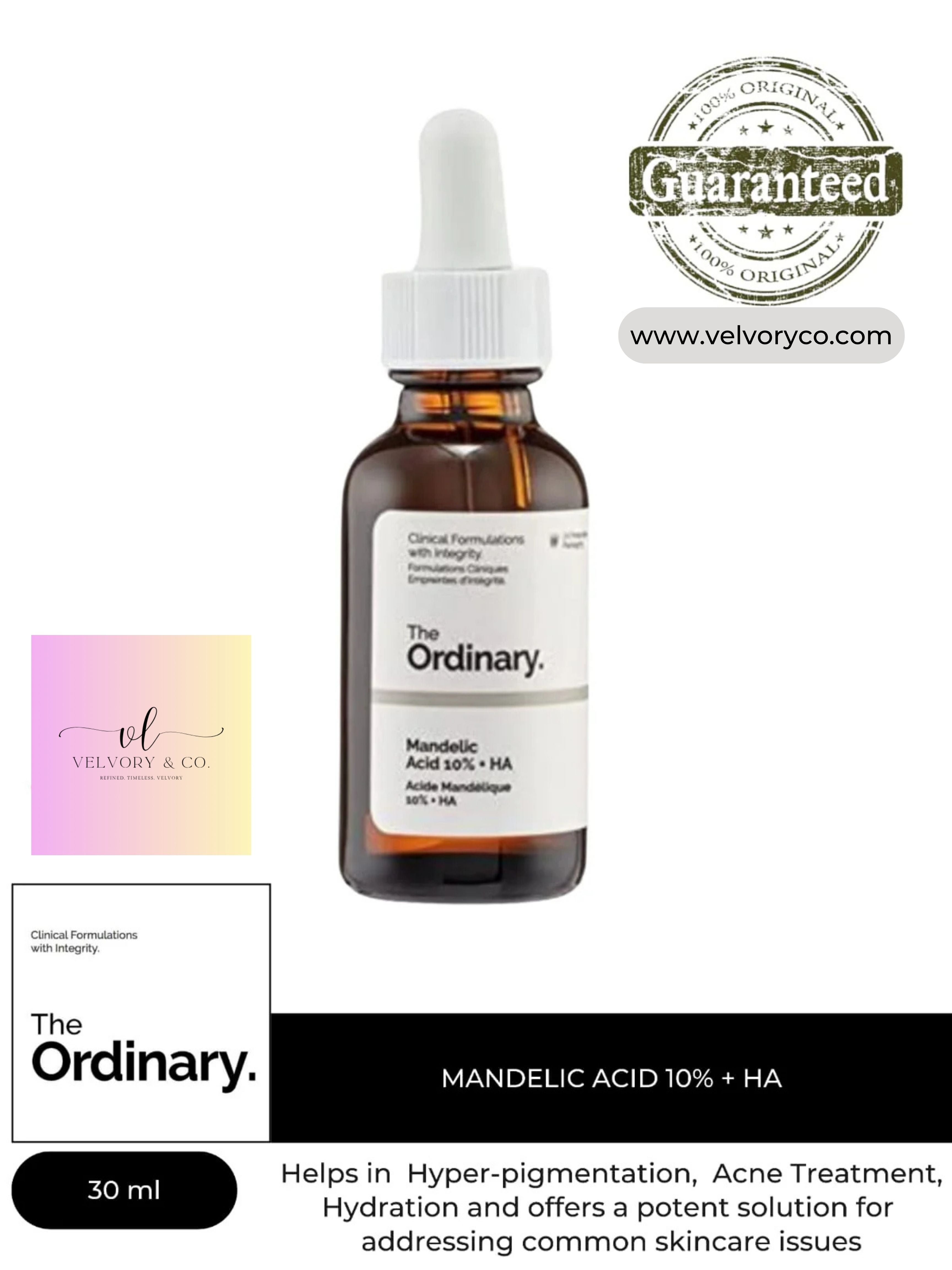 The Ordinary Mandelic Acid 10% + HA – 30ml