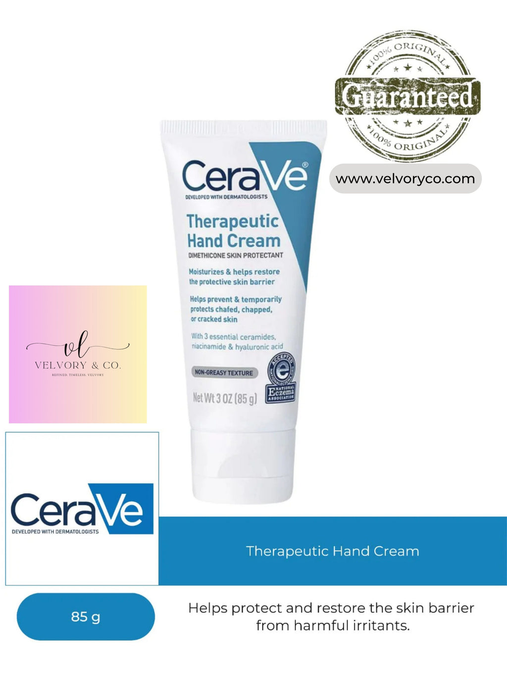 CeraVe- Therapeutic Hand Cream 85g