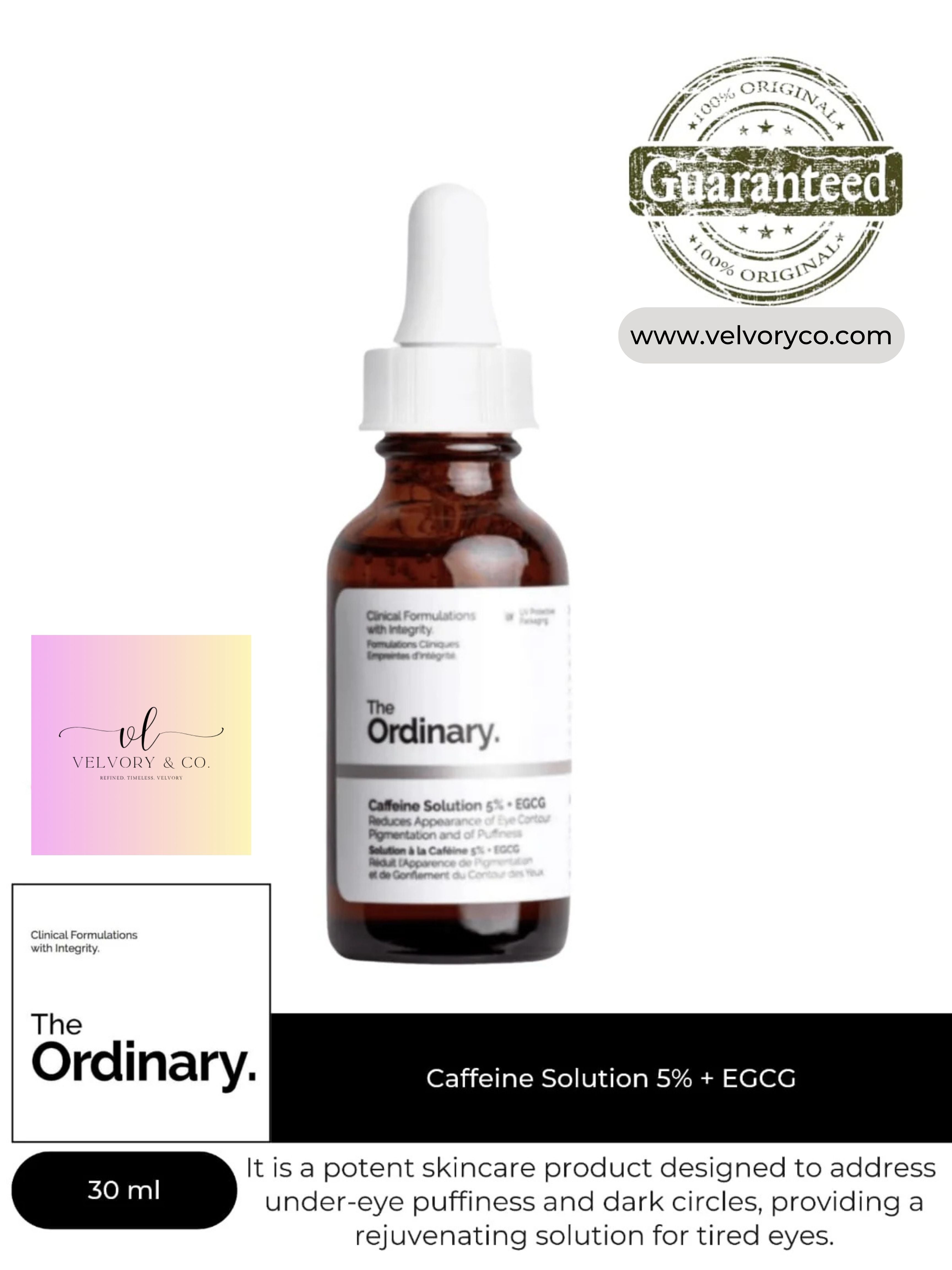 The Ordinary Caffeine Solution 5% + EGCG – 30ml