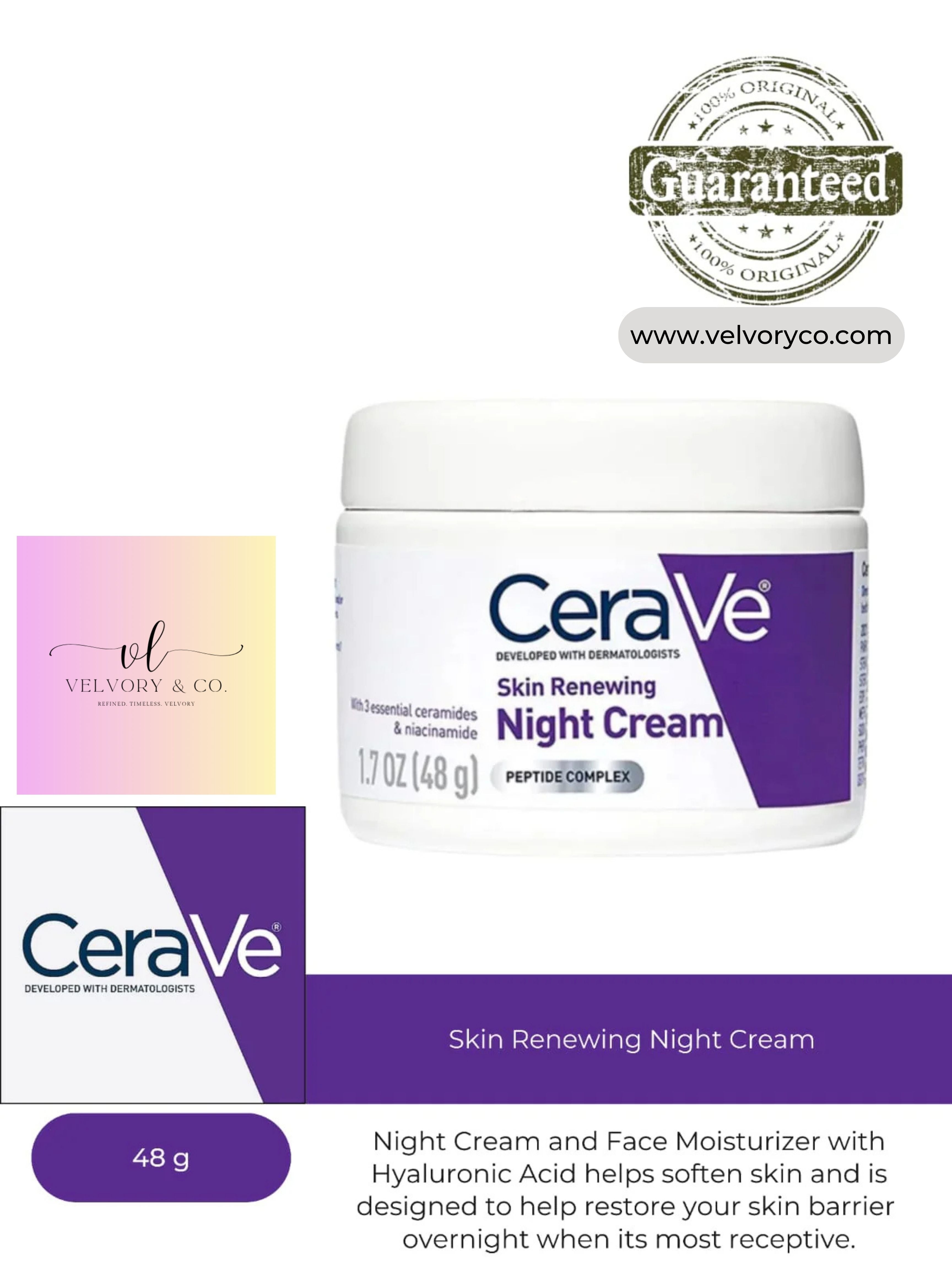 CeraVe- Skin Renewing Night Cream 48g