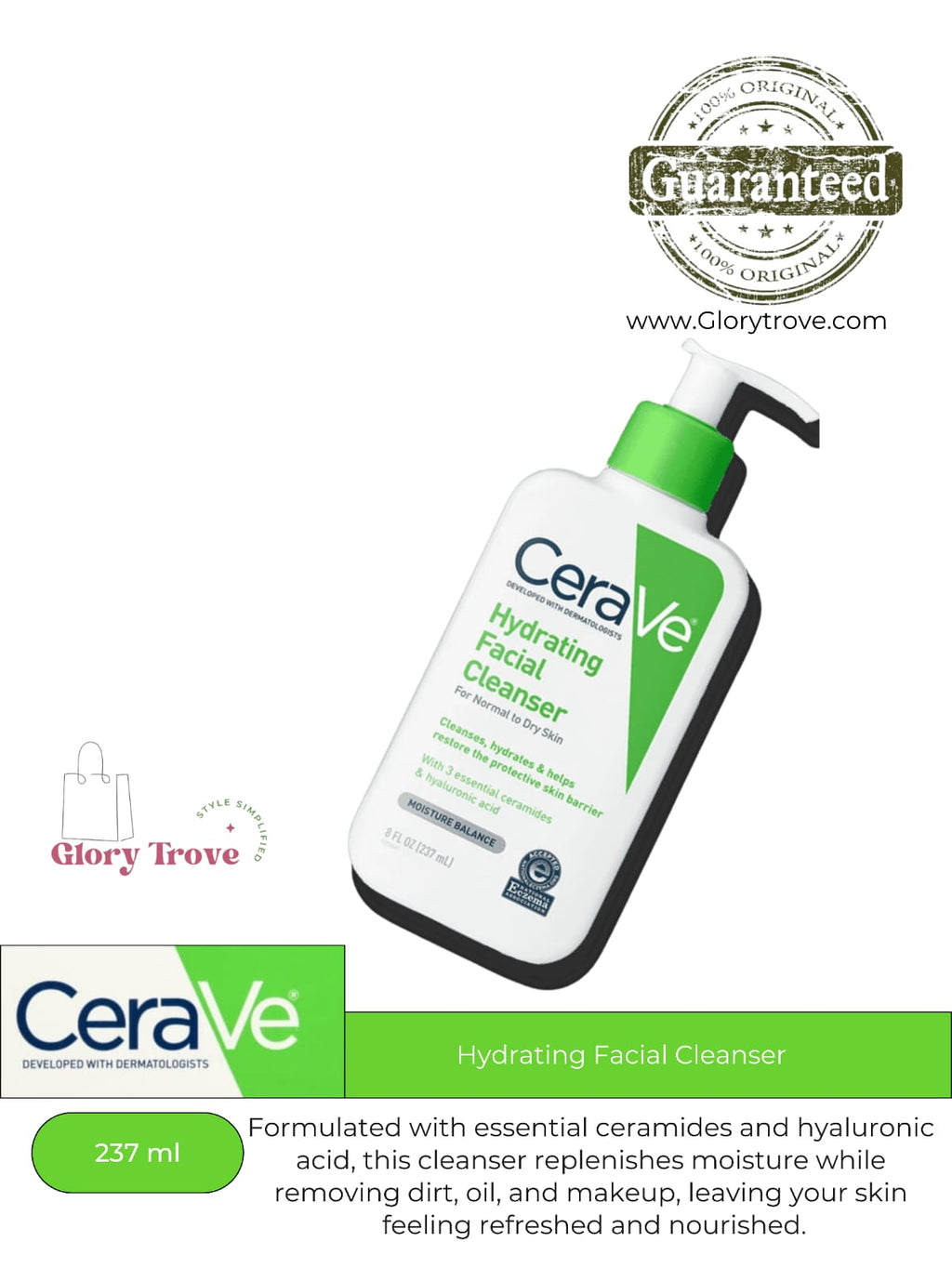 CeraVe Hydrating Facial Cleanser - 237ml