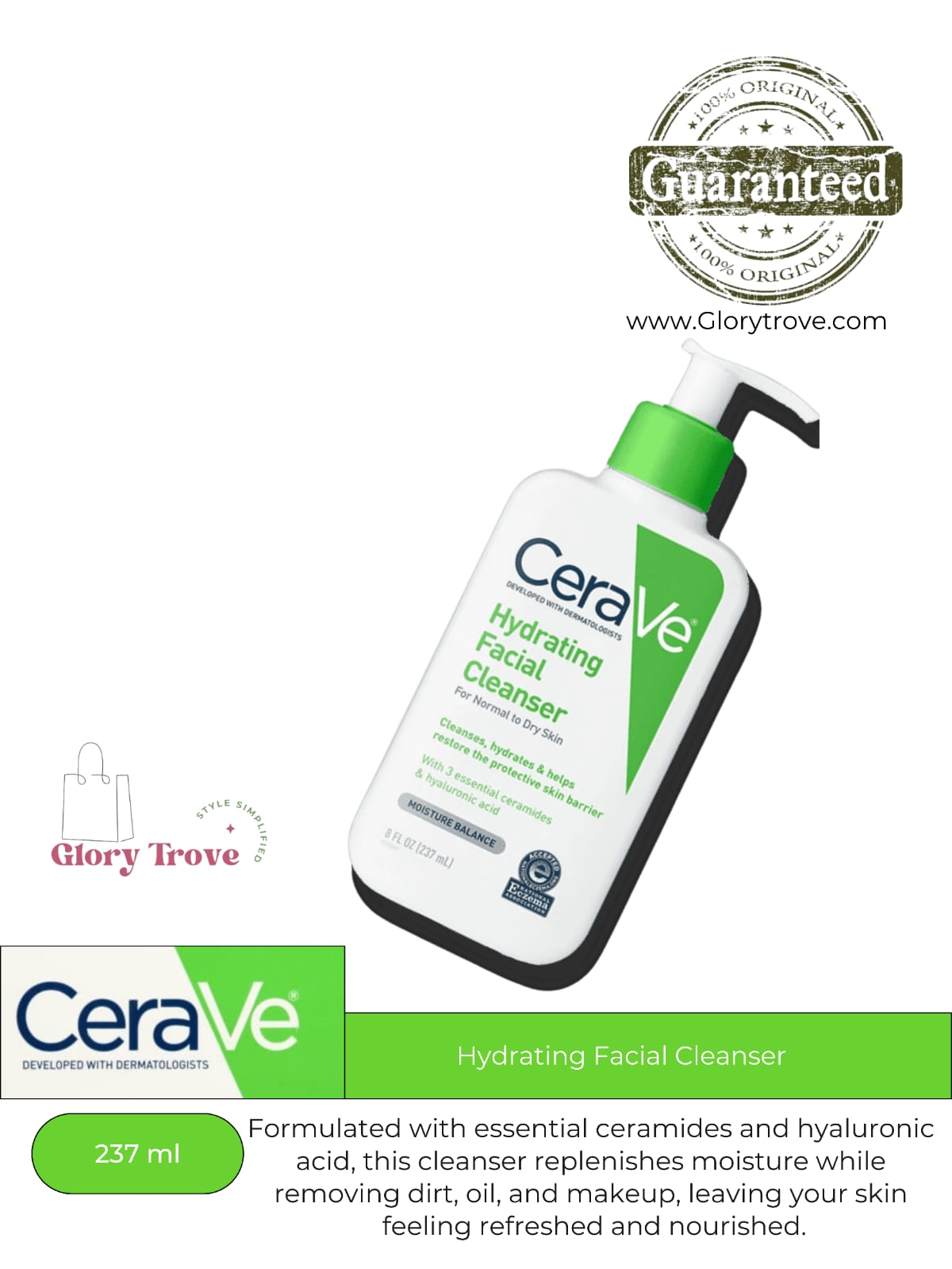 CeraVe Hydrating Facial Cleanser - 237ml