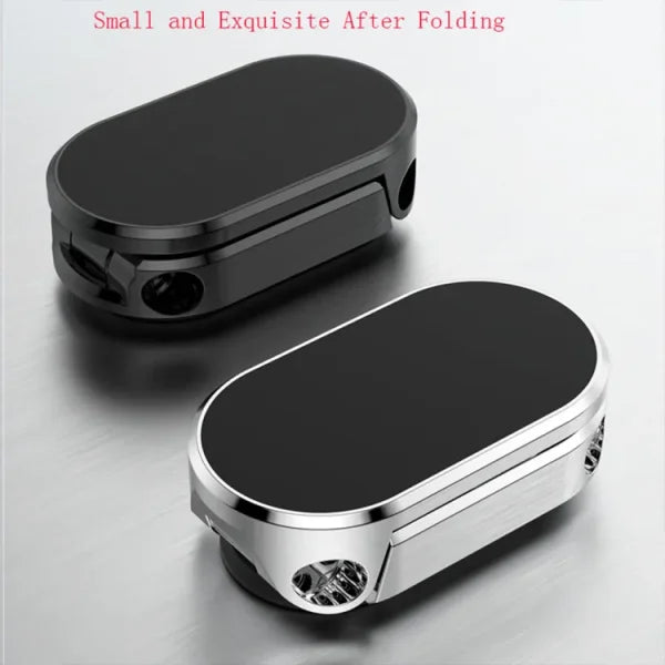 Folding Mobile Holder for Car - Magnetic Suction 360 Degree Rotating