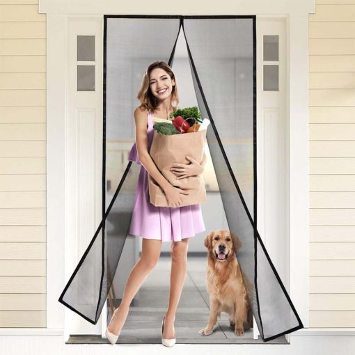 Magic Curtain (Using 18 Powerful Magnets)- Magnetic Screen Door, Magic Curtain Keeps Bugs Out