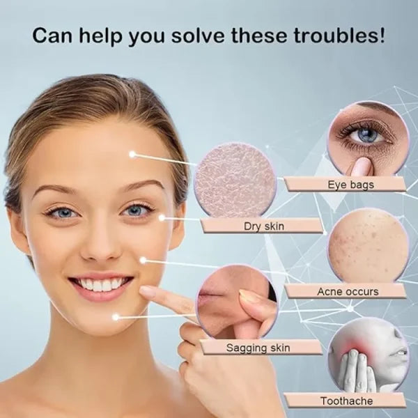 Silicone Cube Face Facial Ice Roller | Massage Face Roller | Frozen Facial Reusable Ice Face Roller Skincare Tool