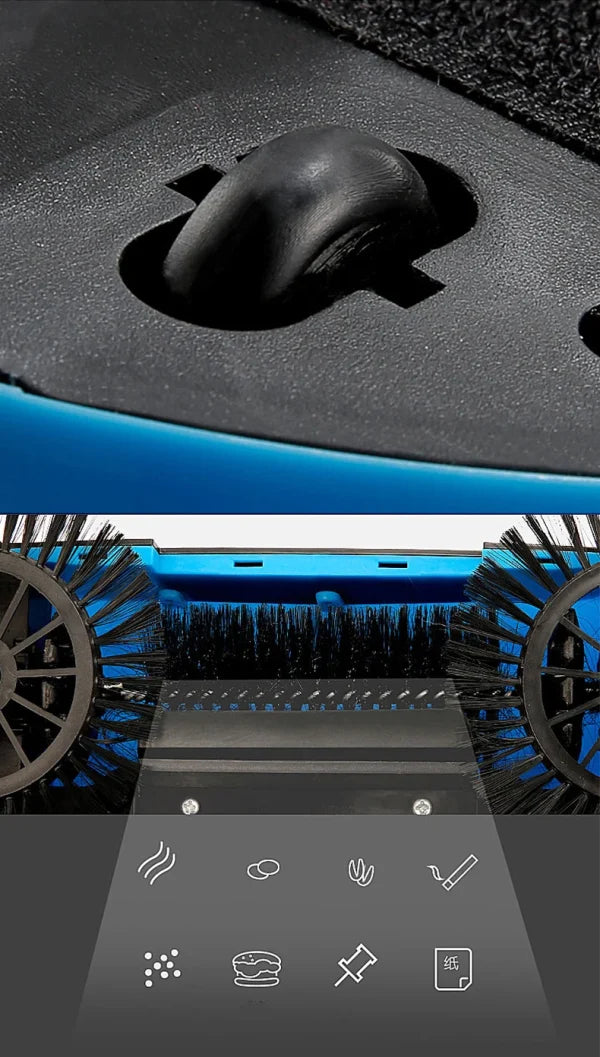 Sweep Drag All In One Hand Push Type Stainless Steel Household Vacuum Cleaner