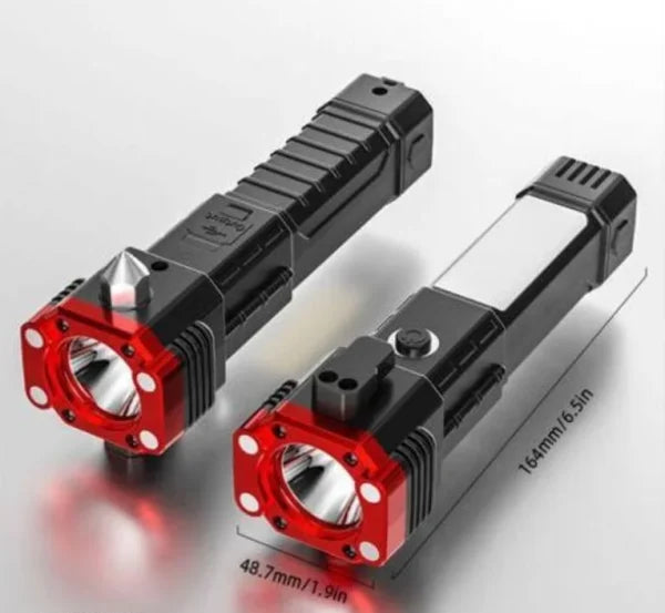 Versatile High-power Led Flashlight: Rechargeable And Multifunctional For Your Lighting Needs(1200mah)0 Mh)